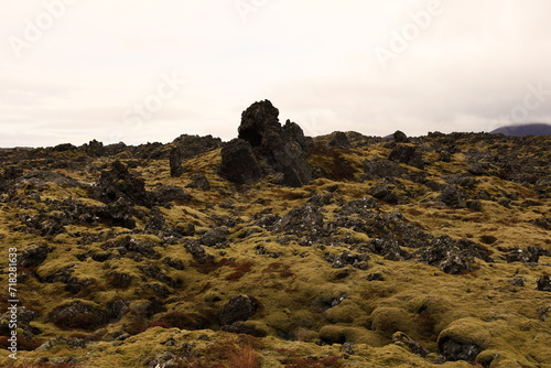 Berserkjahraun is an area on the northern part of the Snaefellsnes peninsula photo