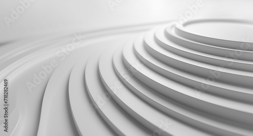 abstract background, circular white shapes