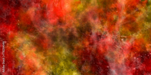 colorful old distressed vintage grunge texture. multicolor grunge scratched texture. red yellow grunge texture background. texture of paint.  colorful dark space background © Aquarium