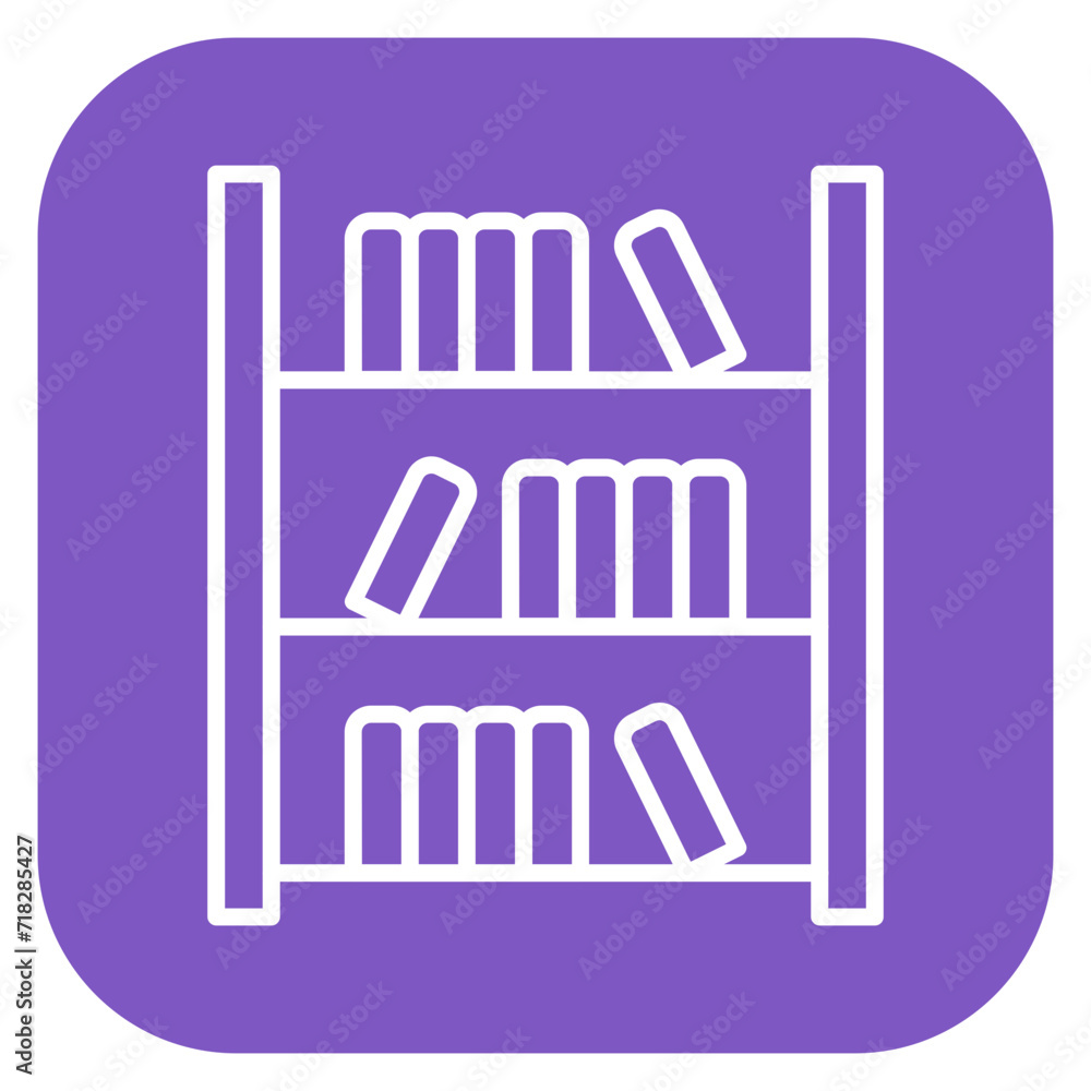 Library Shelves Icon of Library iconset. Library Shelves Icon of Library iconset.