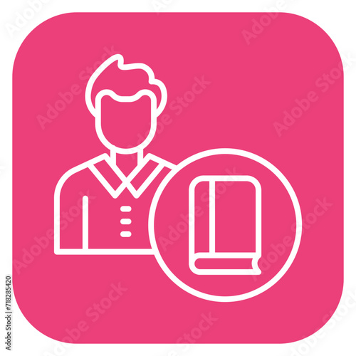Library Man Icon of Library iconset.