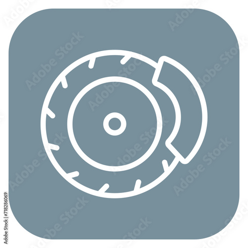 Brake Disc Icon of Car Repair iconset.