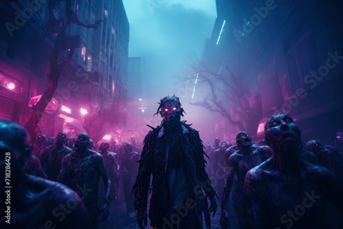 Photo of zombie in the city