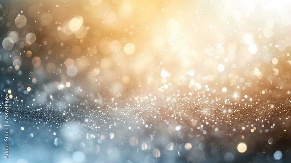 Obraz premium White background with a soft bokeh effect, creating a dreamy and ethereal atmosphere for design concepts. [White background with soft bokeh effect