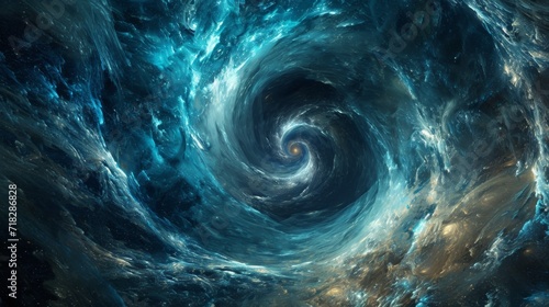 Spiral Vortex Revealed in a Celestial Space