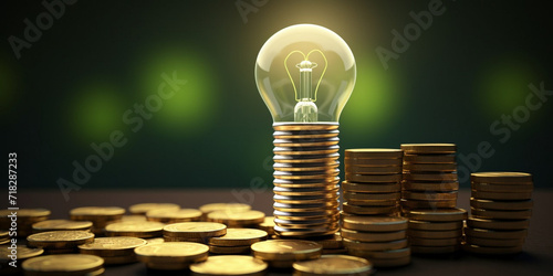 A lightbulb with the word money on it,Electricity Price Image, The Electric Light Bulb Background Image 