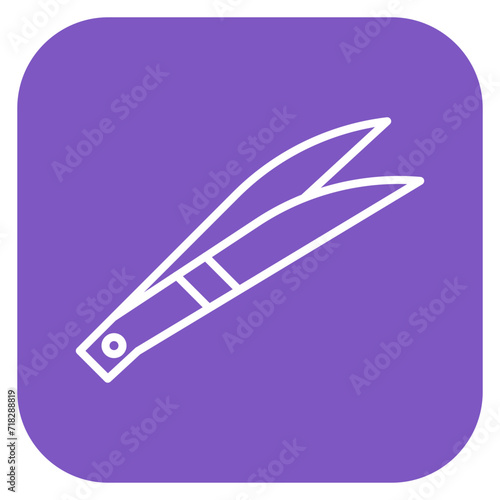Tweezers Icon of Hair Salon iconset.