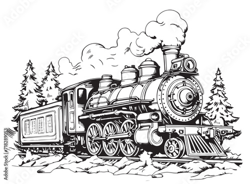 Steam locomotive old