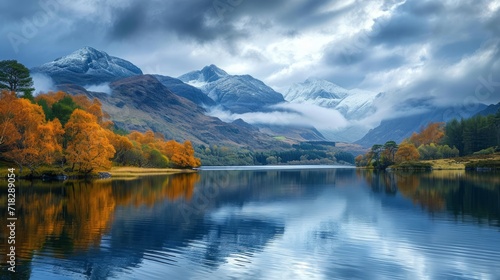 Serene Scottish Nature Landscape Generative AI