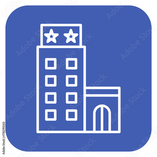 2 Star Hotel Icon of Hotel Management iconset.