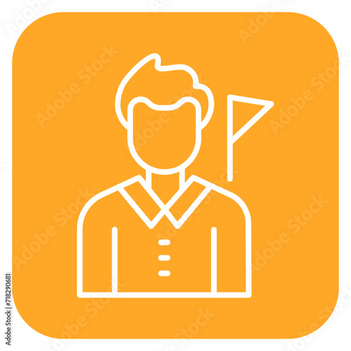 Tour Guide Icon of Hotel Management iconset.