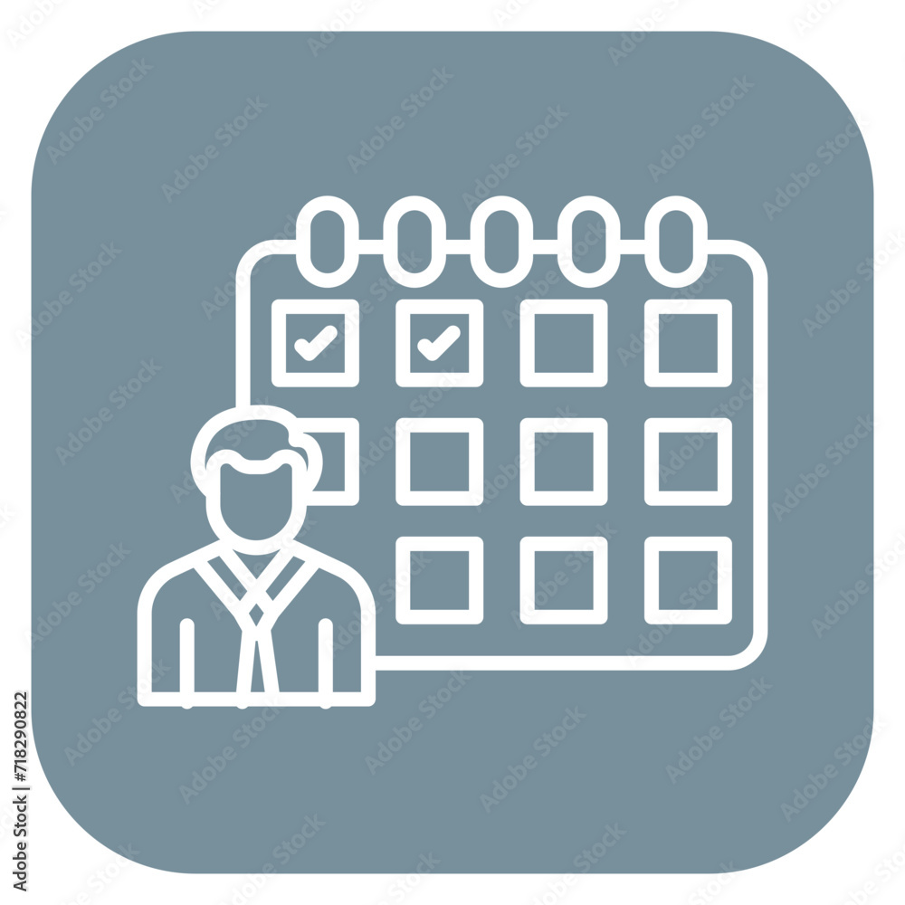 Working Schedule Icon Working Schedule Icon