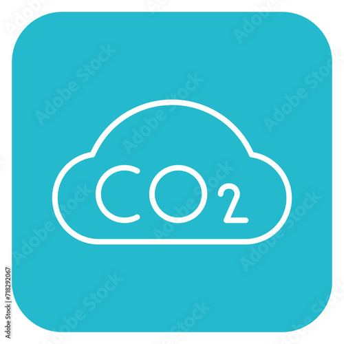 Carbon dioxide Icon of Renewable Energy iconset.
