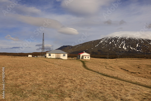 The Snæfellsjökull National Park is a national park of Iceland located in the municipality of Snæfellsbær the west of the country photo