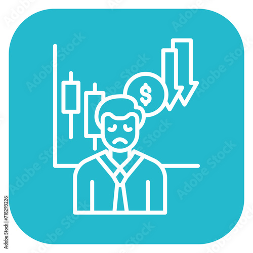 Businessman Sad Icon