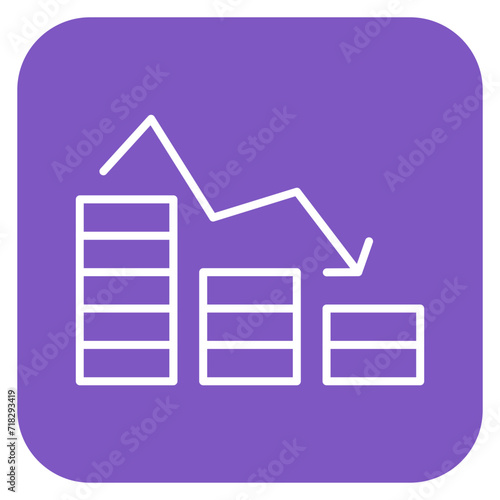 Bankrupt Icon of Accounting iconset.