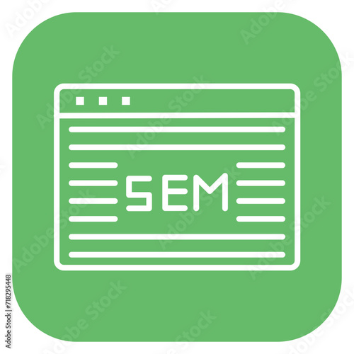SEM Icon of SEO and SEM iconset.