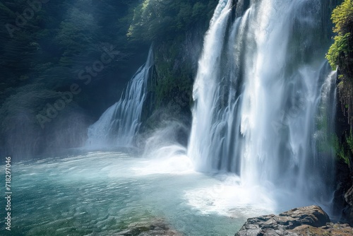 Harajiri no taki waterfall   Oita Prefecture Bungo-ono  Oita
