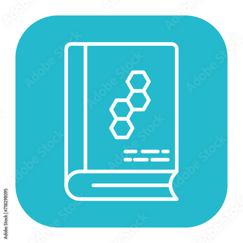 Closed Book Icon of Research and Science iconset.