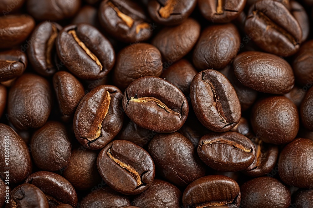 Obraz premium Full frame coffee beans