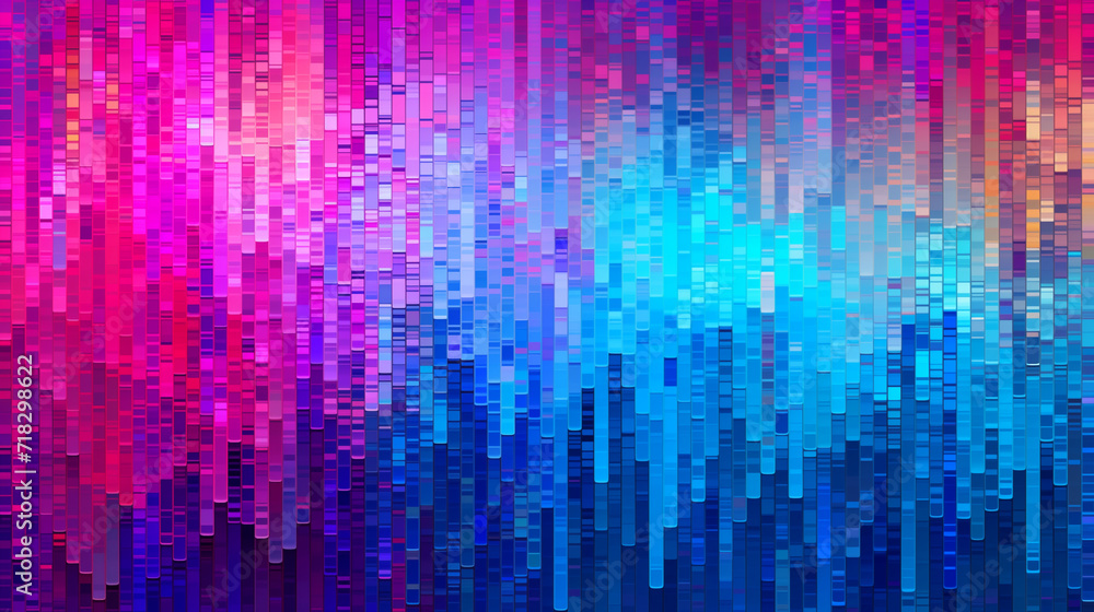 Colorful Pixelated Abstract Gradient