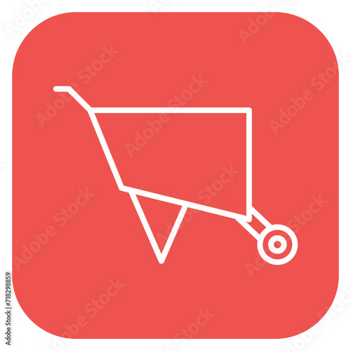 Wheelbarrow Icon of Village iconset.