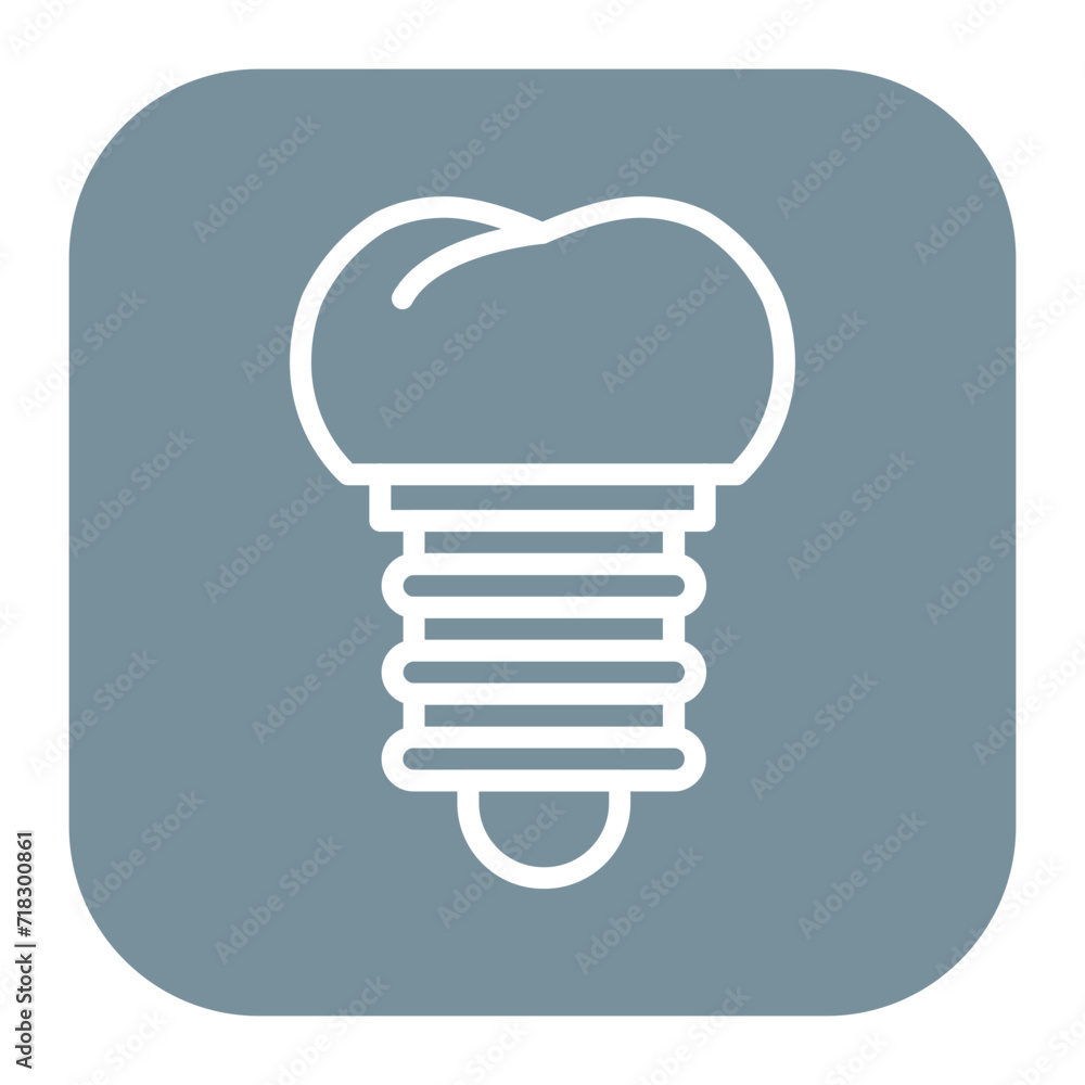 Dental Implant Icon of Dental Care iconset. Dental Implant Icon of Dental Care iconset.