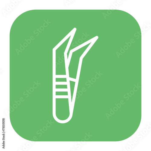 Tweezers Icon of Dental Care iconset.