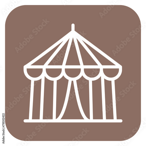 Circus Tent Icon of City Elements iconset.