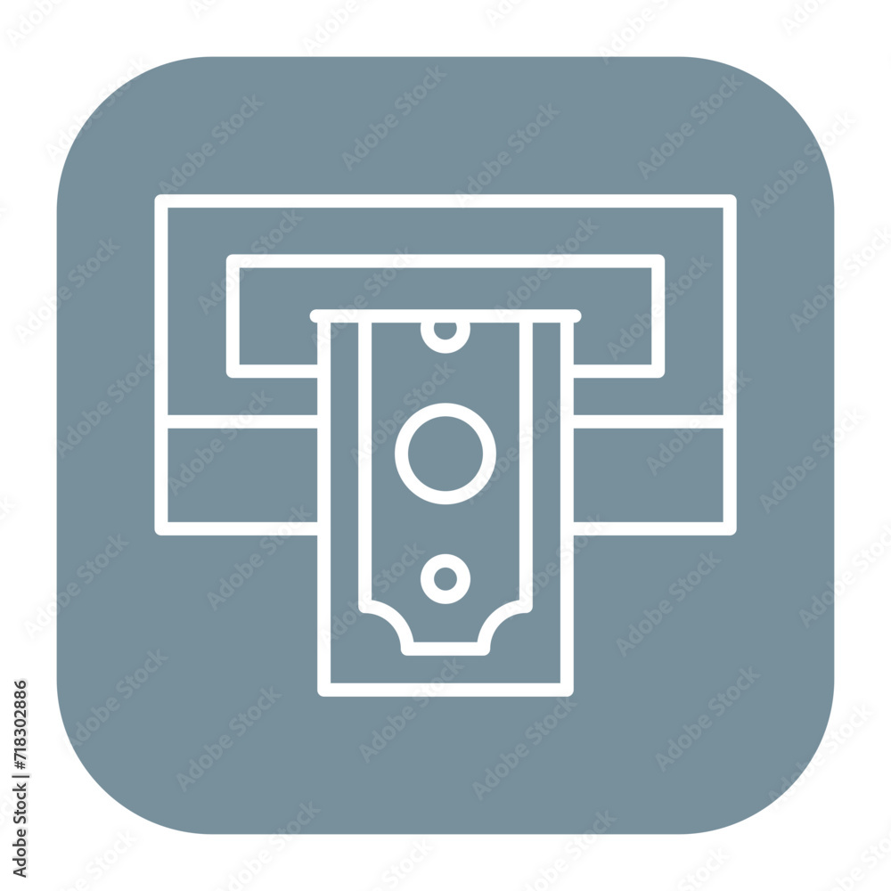 Withdrawal Icon of Banking iconset. Withdrawal Icon of Banking iconset.