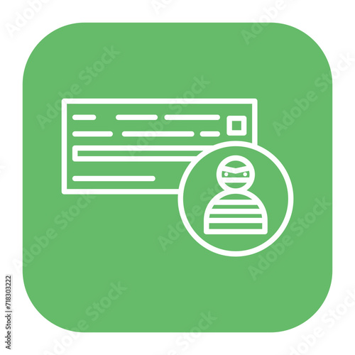 Cheque Fraud Icon of Banking iconset.