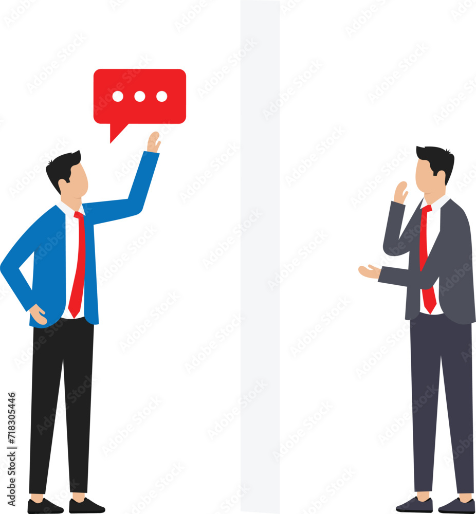 Business people meeting and talking. Bad communication misunderstanding create confusion in work.
Business people meeting and talking. Bad communication misunderstanding create confusion in work.