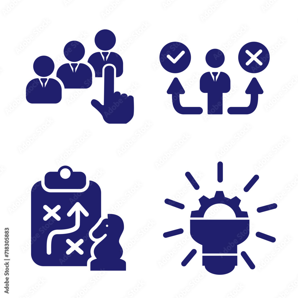 Business or organisation management icon. Containing manager, teamwork, strategy, marketing, business, planning, training, employee icon. Solid icon vector collection. Eps 10. Business or organisation management icon. Containing manager, teamwork, strategy, marketing, business, planning, training, employee icon. Solid icon vector collection. Eps 10.
