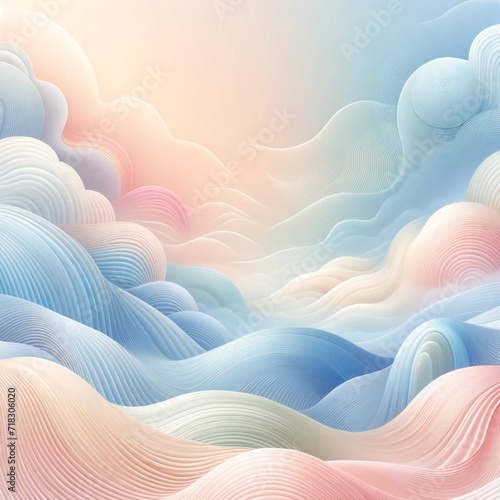 Soft, soothing gradients in pastel tones. Pastel graphics, photo wallpapers.