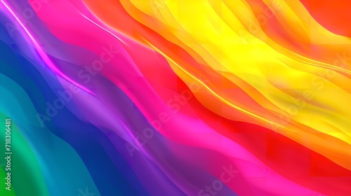 Rainbow Gradient Abstract Background Cover