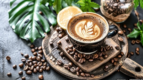 Coffee beans, coffee beans, coffee beans, coffee beans, coffee beans, coffee beans,. Generative AI.