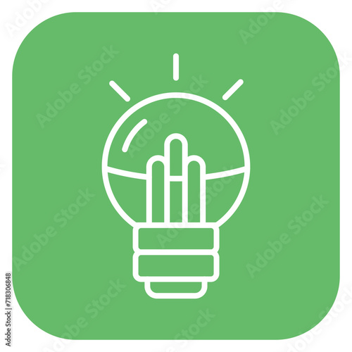 Led Lamp Icon of Electrician Tools iconset.