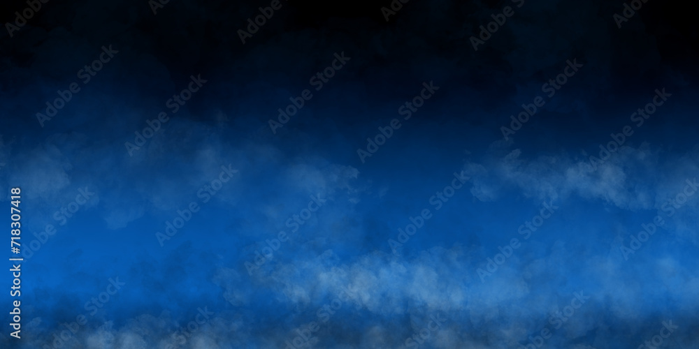  blue sky with clouds, Light blue and dark blue background design concept in sky blue