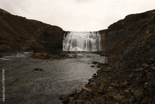     rufoss  is a waterfall on the river Lax      Kj  s in the Golden Circle   Iceland