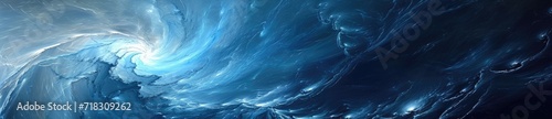 Sky and modern wave art background