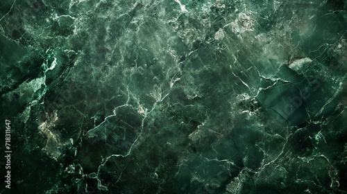 Cracked green marble or concrete background as an abstract background