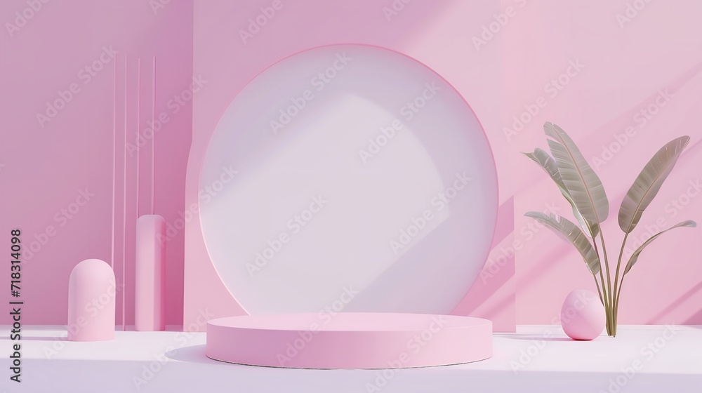 Stand Podium Wall Scene Pastel Color Background
Stand Podium Wall Scene Pastel Color Background