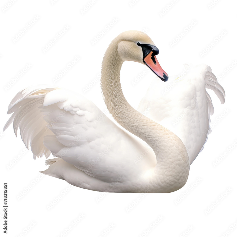 swan on the water swan on the water