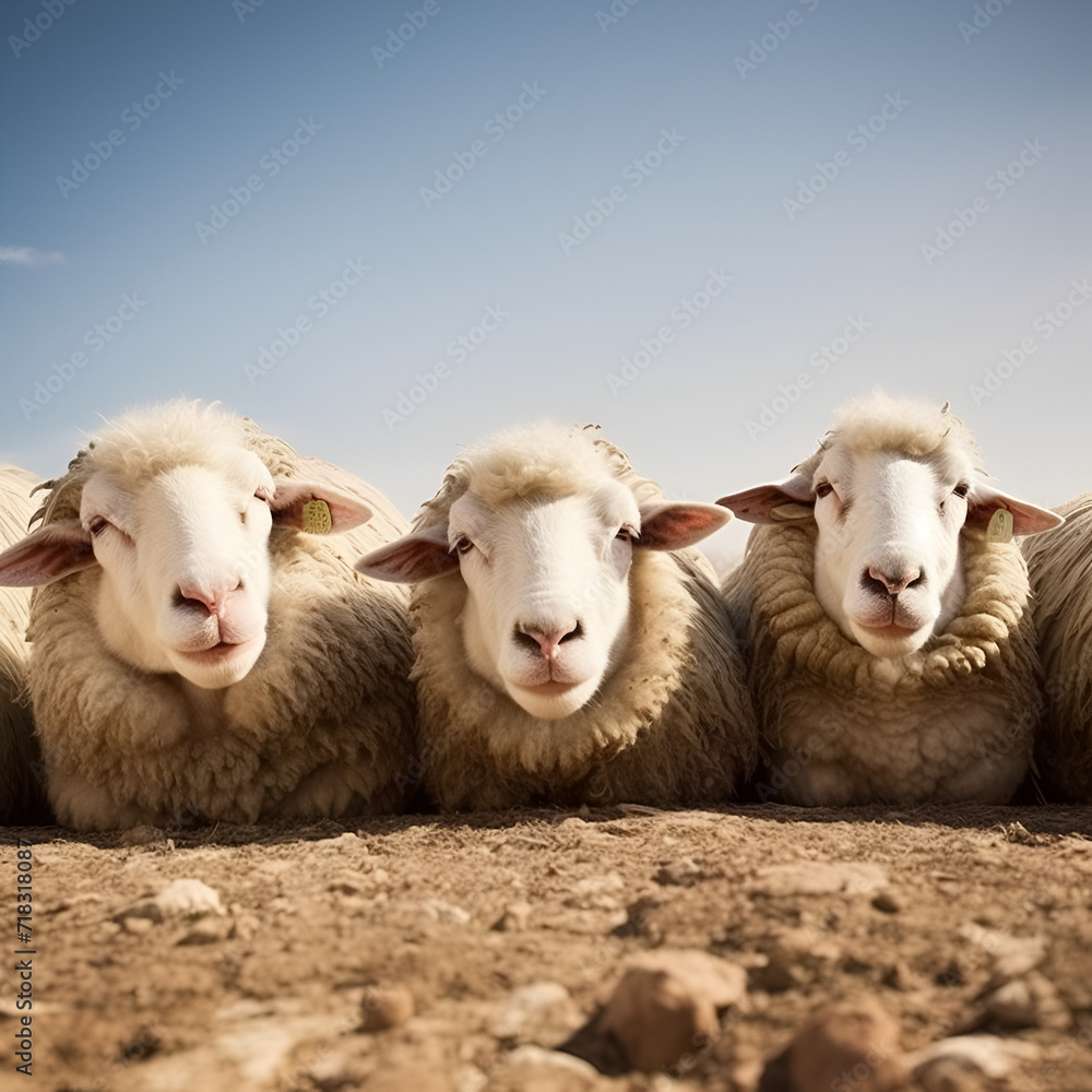 Beautiful Sheep Design, Perfect for your Project or Wallpaper, Ai Generative Beautiful Sheep Design, Perfect for your Project or Wallpaper, Ai Generative