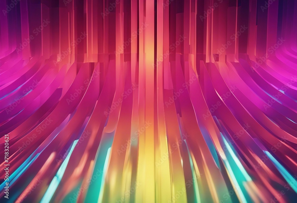 Abstract colorful chromatic glossy seamless loop background