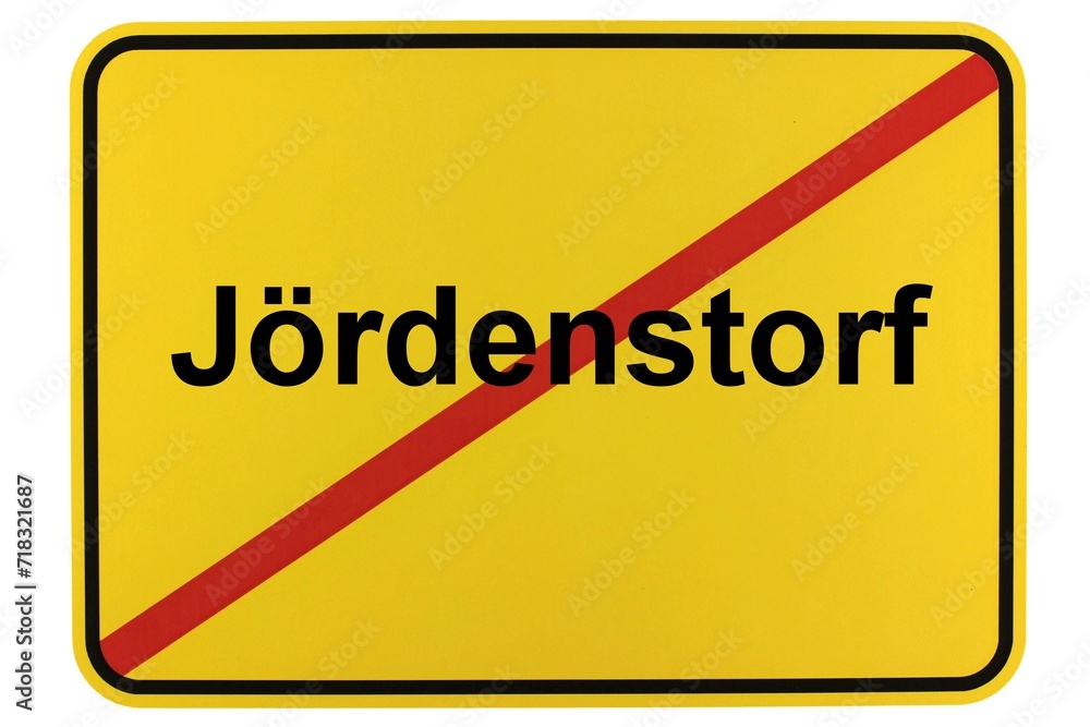 Illustration eines Ortsschildes der Gemeinde Jördenstorf in Mecklenburg-Vorpommern Illustration eines Ortsschildes der Gemeinde Jördenstorf in Mecklenburg-Vorpommern