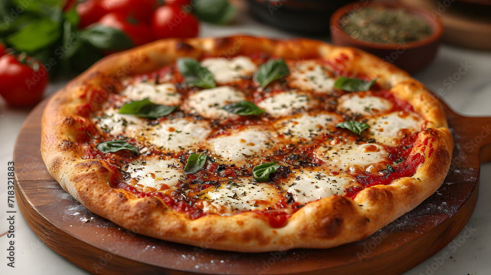 tomato mozzarella pizza