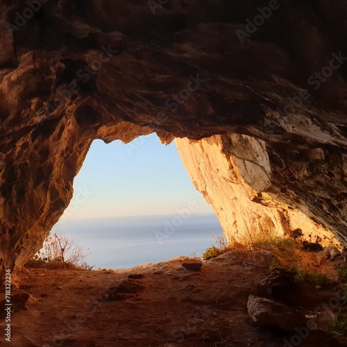 Sea cave Gibraltar