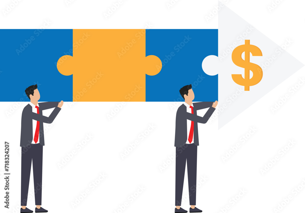 The white-collar workers walked forward with the euro and yuan and yen with pound and dollar with puzzle arrows.
The white-collar workers walked forward with the euro and yuan and yen with pound and dollar with puzzle arrows.
