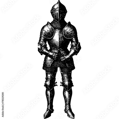 Knight In Full Plate Armour